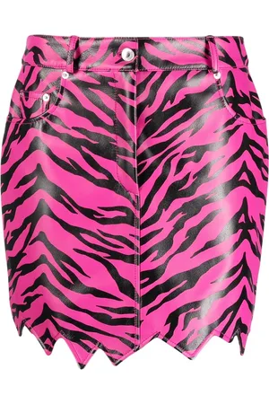 Moschino Falda con tigre estampado