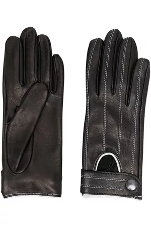 Manokhi Guantes con detalle de costuras