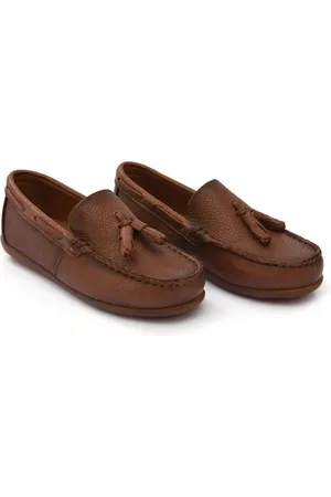 M. Moustache Mocasines con borlas en el frente