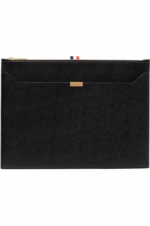 Thom Browne Bolsa de mano mediana con cierre
