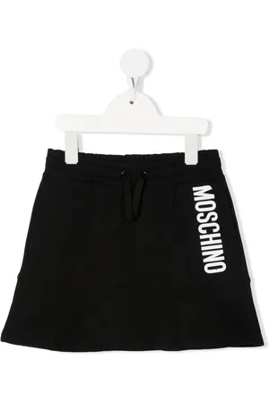 Moschino Falda con logo estampado