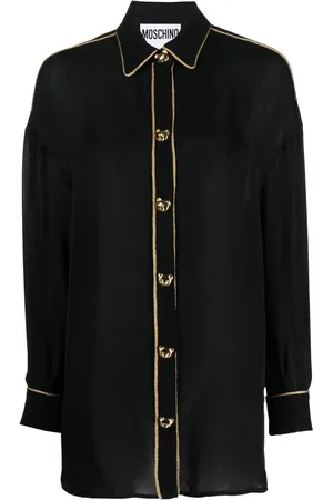 Moschino Camisa con botones del logo