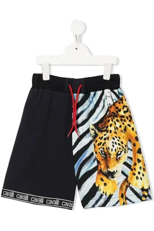 Roberto Cavalli Pantalones con estampado de leopardo