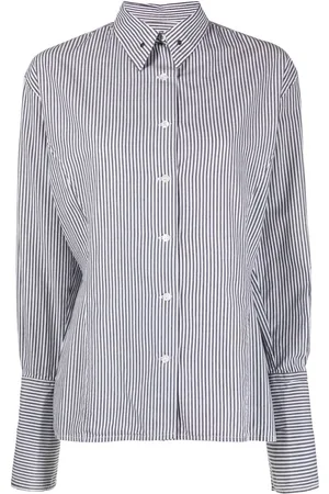 Jean Paul Gaultier Camisa con rayas estampadas 1990