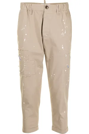 Ports V Pantalones con estampado de salpicaduras de pintura