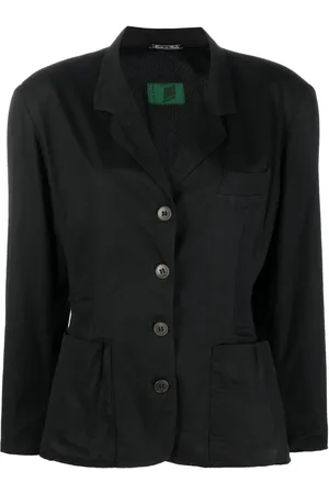 Jean Paul Gaultier Blazer con solapa de muesca estrecha 1980