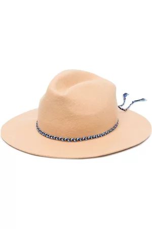 FORTE FORTE Sombrero estilo borsalino con costuras