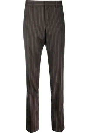 Gucci Pantalones de vestir con rayas diplomáticas estampadas 2000