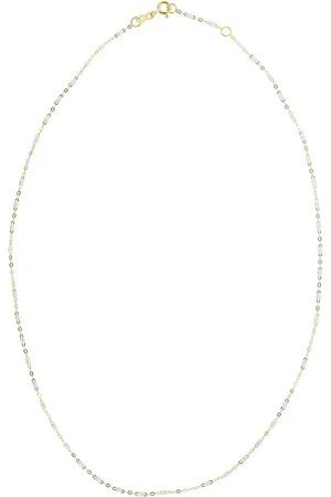 GIGI CLOZEAU Collar Classic Gigi en oro amarillo de 18kt con cuentas blancas