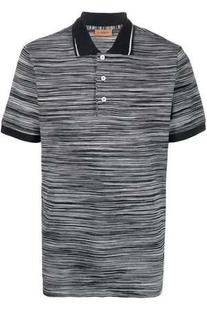 Missoni Playera tipo polo a rayas horizontales