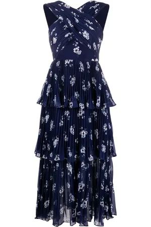 Self-Portrait Vestido midi con estampado floral