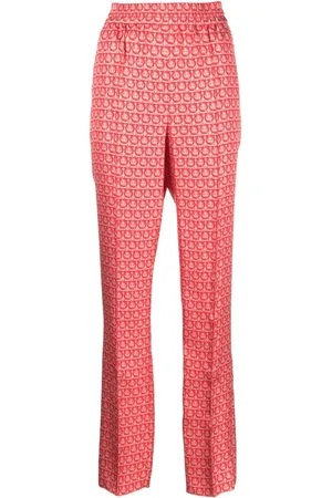 Salvatore Ferragamo Pantalones con tiro alto