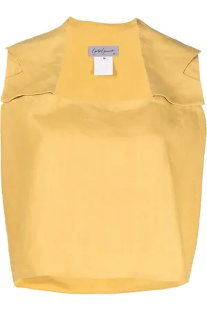 YOHJI YAMAMOTO Top con panel drapeado 1990