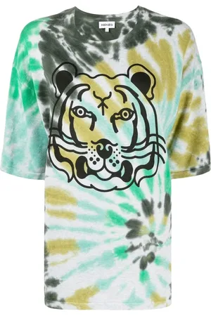 Kenzo Playera con tigre estampado