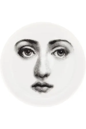 FORNASETTI Printed face coaster