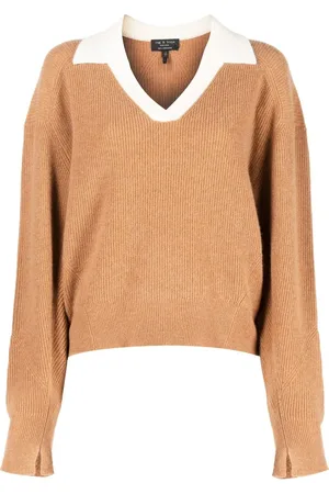 RAG&BONE Suéter con cuello de cachemira