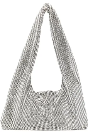 KARA Tote de malla con cristales