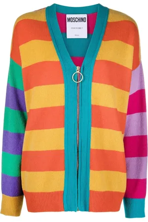 Moschino Cárdigan con motivo de rayas y rayas