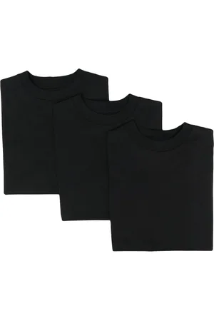 Jil Sander Pack de 3 playeras con parche del logo