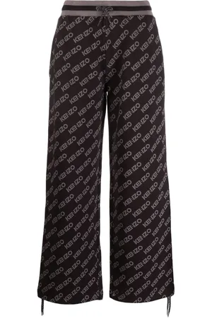 Kenzo Pants anchos con logo estampado