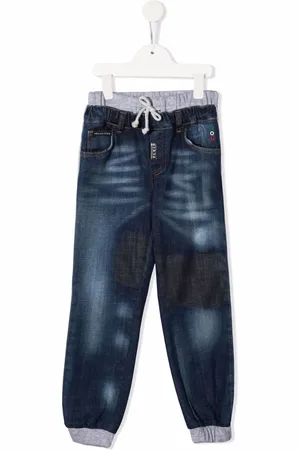 Philipp Plein Jeans con cordones en la pretina