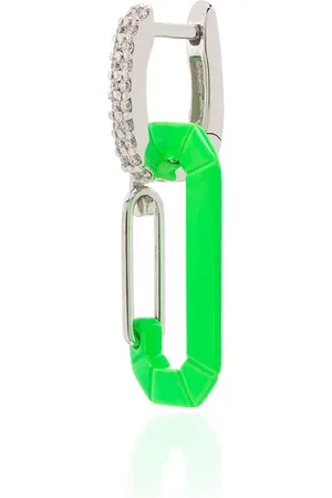 Eera Arete Chiara en oro de 18kt con diamantes