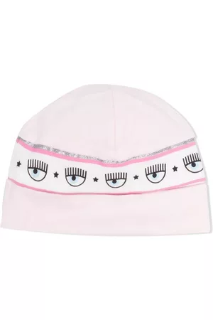 Chiara Ferragni Gorro tejido con logo estampado