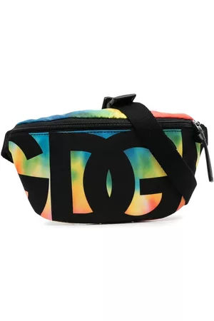 Dolce & Gabbana Cangurera con motivo tie-dye y logo