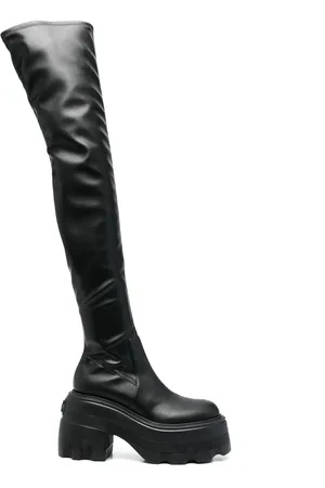 Casadei Botas altas con plataforma