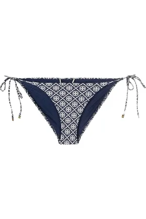 Tory Burch Bikini bottom con monograma estampado