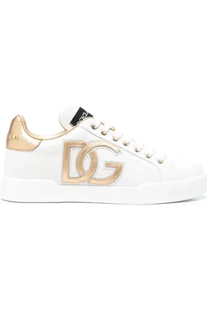 Dolce & Gabbana Tenis bajos con aplique DG