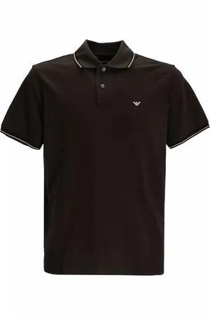 Emporio Armani Playera tipo polo con logo bordado