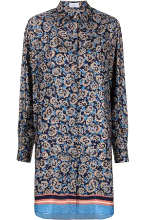 Salvatore Ferragamo Camisa oversize con estampado floral