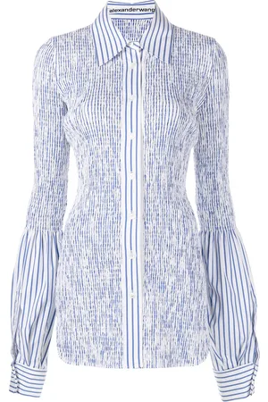 Alexander Wang Camisa larga con rayas estampadas