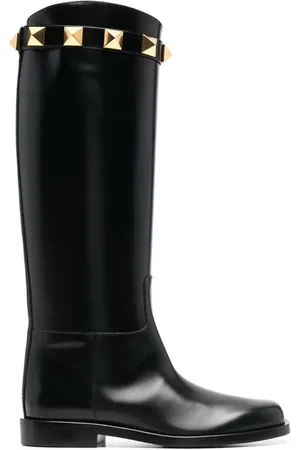 VALENTINO GARAVANI Botas altas Rockstud con tacón de 25mm