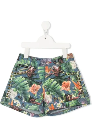 Philipp Plein Shorts con estampado floral