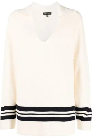RAG&BONE Suéter oversize con ribete de rayas