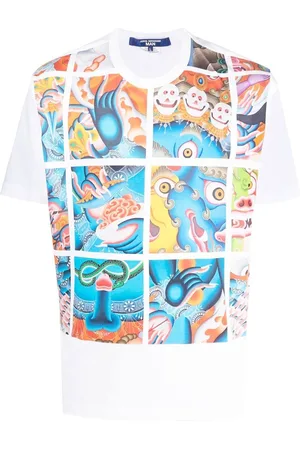 JUNYA WATANABE Playera con estampado gráfico