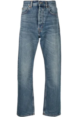 haikure Jeans rectos con efecto lavado