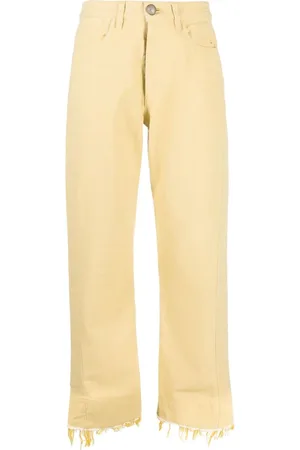Jil Sander Pantalones rectos con tiro alto