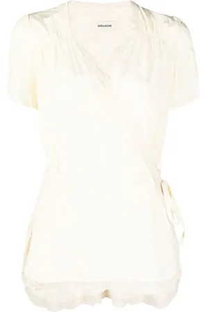 Zadig & Voltaire Blusa con efecto cruzado
