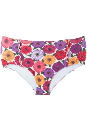 La DoubleJ Mujer Bikinis de flores - Bikini bottom con estampado floral
