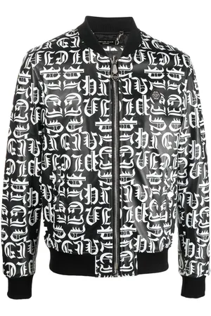 Philipp Plein Chamarra bomber con logo
