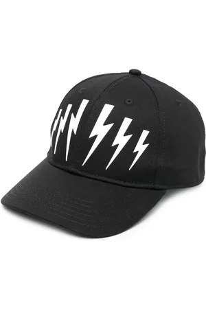 Neil Barrett Gorra con motivo Thunderbolt