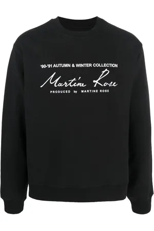 MARTINE ROSE Sudadera con eslogan estampado