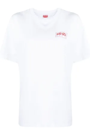 Kenzo Playera oversize con logo estampado