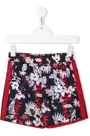 Moncler Shorts de playa con estampado floral
