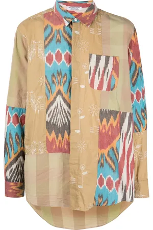ENGINEERED GARMENTS Camisa larga con diseño patchwork