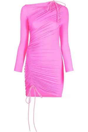 Balenciaga Vestido corto con detalle de cordones
