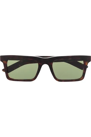 Retrosuperfuture Lentes de sol con armazón cuadrada estilo carey